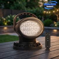 Projecteur de recherche d'urgence LED 7 pouces 50W en gros, étanche IP66, base magnétique fixe, rotation à 360°, télécommande sans fil, mode stroboscopique