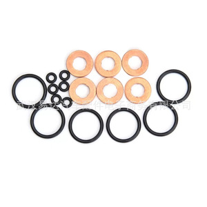 Joints d'étanchéité d'injecteur de carburant Land Rover Range Rover LR032155 LR022992 LR054612 Caoutchouc Cuivre Neuf - Product Image 1