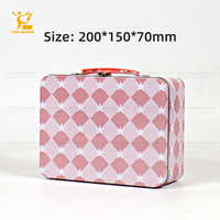 Tin smaker Großhandel Custom Printed Kids Tragbare Lunch Tin Box Oem & Odm Lebensmittel qualität Metall Mahlzeit Behälter Eco Lunch Box