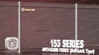 Cercas de metal con vista clara certificada CE ISO para el mercado sudafricano