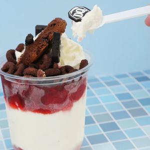 Cucchiaino Moderno Mini Biodegradabile Monouso <span class=keywords><strong>per</strong></span> Dessert, Gelato, Riso, <span class=keywords><strong>Miele</strong></span>, Yogurt - Resistente al Calore, Eco-Friendly, <span class=keywords><strong>per</strong></span> Uso Commerciale - Product Image 3