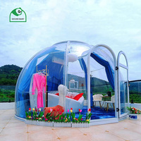 Son bébé ciel visualisation hôtel tente maison dôme étoilé maison haut de gamme extérieur gonflable bulle Lodge Camping tente dôme transparente
