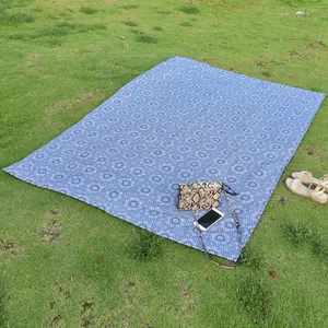 Высококачественный складной водонепроницаемый синий напольный коврик для пикника, ультралегкий Карманный пляжный навес, наружный походный коврик для кемпинга, пешего туризма