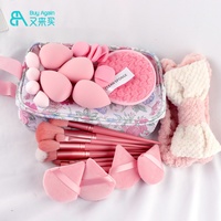 pinceaux de maquillage en bois, 40 pièces, brosses écologiques vegan, manche en bois, en bambou, accessoire de maquillage