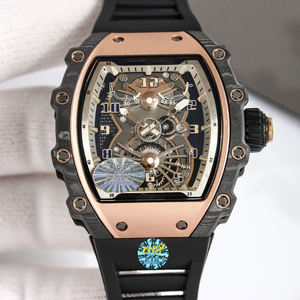 นาฬิกาข้อมือผู้ชายระบบอัตโนมัติคุณภาพสูงพร้อมตัวเลขอารบิก - Product Image 5