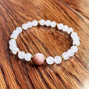 Natural Stone <b>Bracelet</b> Colorful Glass Beaded Eternal <b>Love</b> Gold Supplier Alibaba for Wholesalers Wholesale Discount - Product Image 5