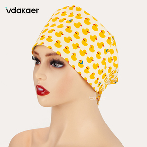 Casquette chirurgicale 100% coton pour le travail, joli chapeau avec imprimés pour médecins, femmes et hommes, matériel <span class=keywords><strong>de</strong></span> Salon <span class=keywords><strong>de</strong></span> beauté, soins infirmiers, <span class=keywords><strong>de</strong></span> laboratoire, nouvelle collection - Product Image 3