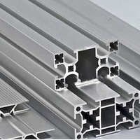 Profilé extrudé en alliage d'aluminium anodisé 6063 à rainures en T, système de cadre de table de travail pour machine-outil CNC T3-T8, norme de qualité européenne.