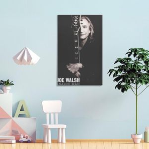 <span class=keywords><strong>Joe</strong></span> walsh Guitarist huyền thoại âm nhạc tối giản ngôi sao nhạc rock vải tường nghệ thuật Áp phích in hình & chân dung trang trí nhà treo tường - Product Image 5