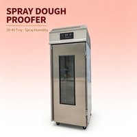 Armoire de fermentation professionnelle pour pâte, 18-40 plateaux, en acier inoxydable, pour boulangerie