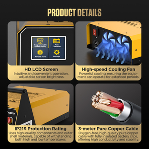 AUTOOL Pengisi Daya Baterai Pemrograman <span class=keywords><strong>3</strong></span> Dalam 1 EM365 Keluaran Baru Grosir Pengisi Daya Mobil Portabel Power Supply Jump Starter Power Bank - Product Image 6