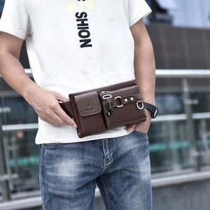 2020 classique hommes bandoulière téléphone taille sac poitrine sac avec prix pas cher - Product Image 6