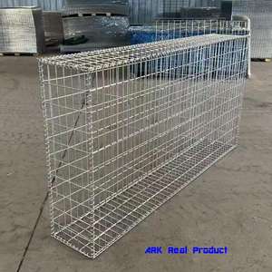 <span class=keywords><strong>Treillis</strong></span> métallique en fer galvanisé Panier de gabion 2m x 1m x 1m Cage en pierre Clôture soudée Application <span class=keywords><strong>Treillis</strong></span> métallique en fer galvanisé - Product Image 4