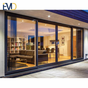 Puerta Corredera de Aluminio de Alta Resistencia con Doble Acristalamiento para Entrada de Villa, Estilo Moderno y de Alta Calidad - Product Image 3
