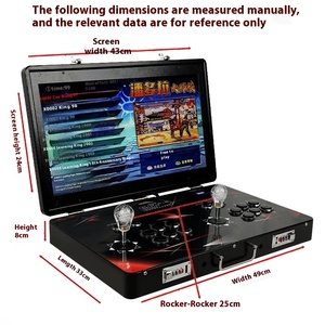 Console Arcade Portatile Commerciale con Schermo da 21 Pollici, 30000+ Giochi, Pandora Saga DX, 2 Giocatori, Pieghevole, Stazione Arcade Retrò per <span class=keywords><strong>Bar</strong></span> - Product Image 5