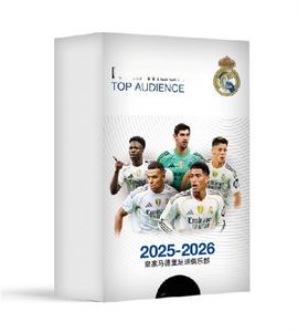 Auténtica Caja Sorpresa de Cartas de Estrellas de Fútbol del FC Barcelona y Madrid 2025-2026, Venta al Por Mayor, Caja de Regalo, Caja Sorpresa - Product Image 1