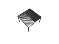 Pergola extérieure à feuilles d'aluminium monocouche Bioclimatique de conception personnalisée à haute réputation