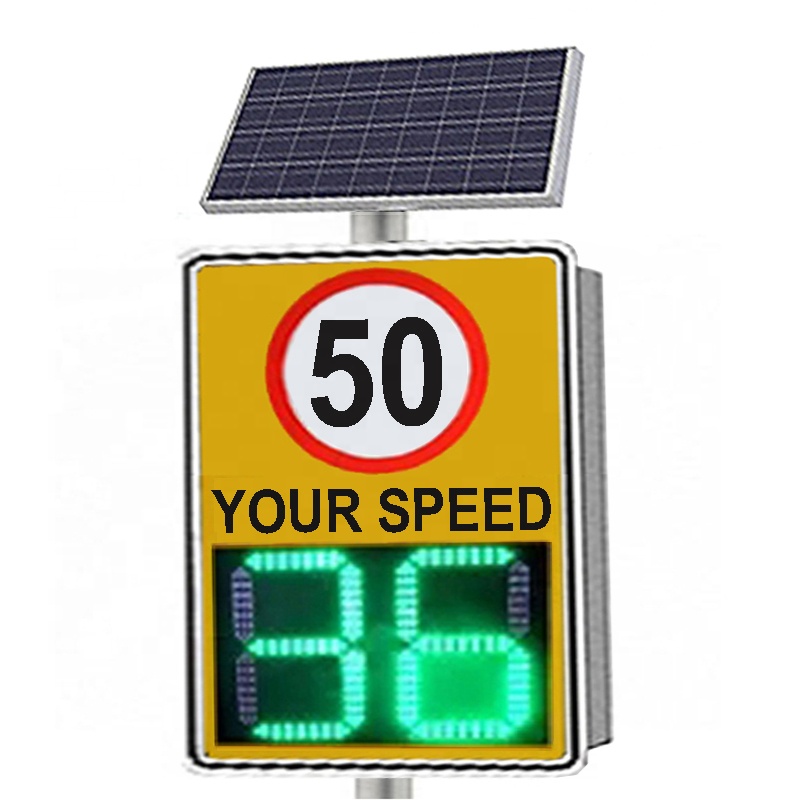 China Speed Limit Signs - Solar Powered & Variable Display