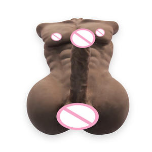 Muestra gratis de fábrica de juguetes de comercio exterior de exportación Hawk Macho muñeca masculina invertida masturbación femenina consoladores productos negros - Product Image 1