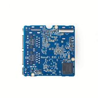 NanoPi R3S LTS Mini Soft Router Dengan Casing Logam CNC Rockchip RK3566 Android Box Dual Network Port Demon Board