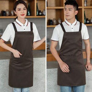 Custom LOGO Supermarket Restaurant Waiters Men Women Advertising Work Clothes Waterproof <strong>Aprons</strong> Hot Pot Kitchen Shoulder <strong>Aprons</strong> - Product Image 3