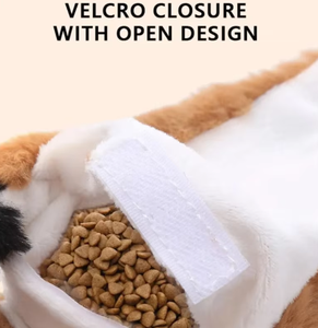 Doppelschichtig Verstärktes Gewebe Langlebiges Niedliches Kauspielzeug ohne Füllung Plüsch Quietschendes Hundespielzeug Weihnachts-Hundespielzeug Plüsch - Product Image 2