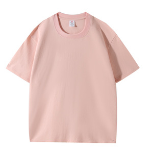เสื้อยืดคอกลมแขนสั้นผ้าฝ้ายแท้ 220 กรัม สีพื้น สำหรับวัยรุ่น ไซส์ SMLXLXXLXXXLXXXXL5XL - Product Image 2