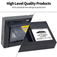 Convertisseur de cassettes rétro VHS en VHS-C, adaptateur MP3, non compatible avec les cassettes vidéo MiniDV/Hi8