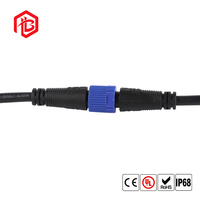M15 Wasserdichter 4-Poliger Luftfahrtstecker IP68 Stromverbindungskabel Elektrofahrzeug-Steckverbinder LED-Licht Industriell