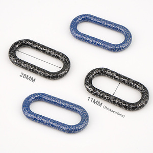 Conectores de correa de Color para bolso, hebilla cuadrada de Metal, Kit de hebillas de Metal para correa de bolso - Product Image 5
