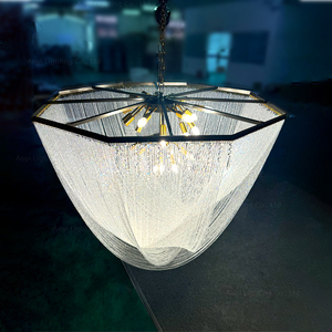 Lumière luxe ensemble complet lampe en cristal pour Villa salon <span class=keywords><strong>salle</strong></span> à <span class=keywords><strong>manger</strong></span> chambre étude éclairage lustres pendentifs - Product Image 1
