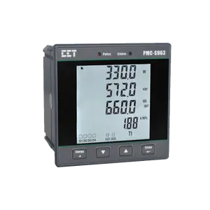 CET Brand PMC-963-C 96*96 LCD Display Three Phase Power Quality Analyzer Energy Meter RS485 for SCADA Management System