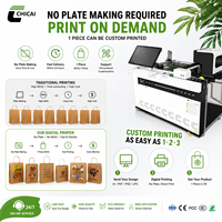 High Efficiency Paper Bag Digital Printing Machine Single Pass Inkjet Printer for Custom Logo Print on Kraft Paper Bags