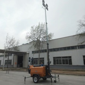 <span class=keywords><strong>Tour</strong></span> d'éclairage mobile <span class=keywords><strong>de</strong></span> 9 m pour la construction nocturne avec générateur Kubota/Yanmar - Product Image 4