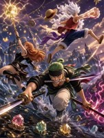 Lot de cartes à collectionner en acrylique sur le thème des pirates d'anime, 100 paquets par carton, vente en gros, directement de l'usine