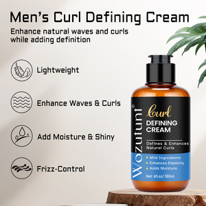 Crème Définissante Professionnelle <span class=keywords><strong>pour</strong></span> Boucles Homme – Fixation Forte <span class=keywords><strong>pour</strong></span> <span class=keywords><strong>Cheveux</strong></span> Texturés et Ondulés – Formule Anti-Frisottis au Beurre de Karité - Product Image 2