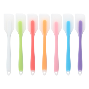 Set di Spatole in Silicone Personalizzate da 72g, Pieghevoli, Resistenti al Calore, Lavabili in Lavastoviglie, Utensili da Cucina in Un Unico Pezzo, Grandi <span class=keywords><strong>e</strong></span> Piccole per Torte <span class=keywords><strong>e</strong></span> Pasticceria - Product Image 5