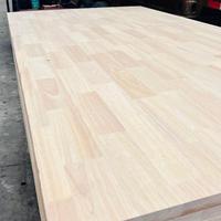Panneau en bois de caoutchouc de qualité structurelle à joint en os, bois à haute résistance pour plateforme de stockage en mezzanine et cadre de lit mezzanine