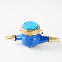 Medidor de agua fría de 15mm 20mm 25mm 32mm 40mm Multi-jet Super Mid Dureza Unidad magnética Tipo de esfera seca