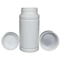 Bouteille en plastique HDPE 150ML pour emballage pharmaceutique de pilule de comprimé de capsule de médecine solide orale avec fabrication de bouchon à vis