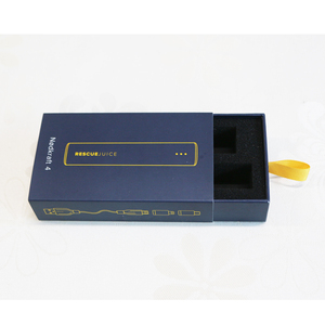 Custom High-End Rigid Drawer Gift Box for <b>Consumer</b> <b>Electronics</b> Made Art Recycled Materials Matt Lamination Embossing Printing - Product Image 2