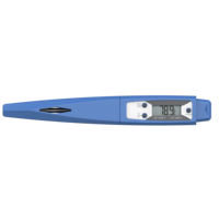Termometer Daging Digital Bacaan Instan Langsung dari Pabrik, Layar LCD, Rentang -40-200, Plastik, Aman untuk Oven, untuk Penggunaan Barbekyu Rumah Tangga