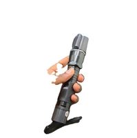 Dispositivo de Seguridad 3 en 1, Popular y en Oferta, Combina Linterna LED y Puntero Láser, Portátil y Ligero, Linterna Tipo 288 para Exteriores