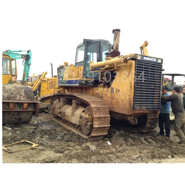 Usado Komatsu bulldozer D155 forte poder Komatsu D65 D155A Track Dozer para venda