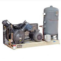 Compresseur d'air à piston à 2 étages à 3 cylindres 30bar 40bar 7.5KW de haute qualité avec compresseurs industriels de réservoir d'air