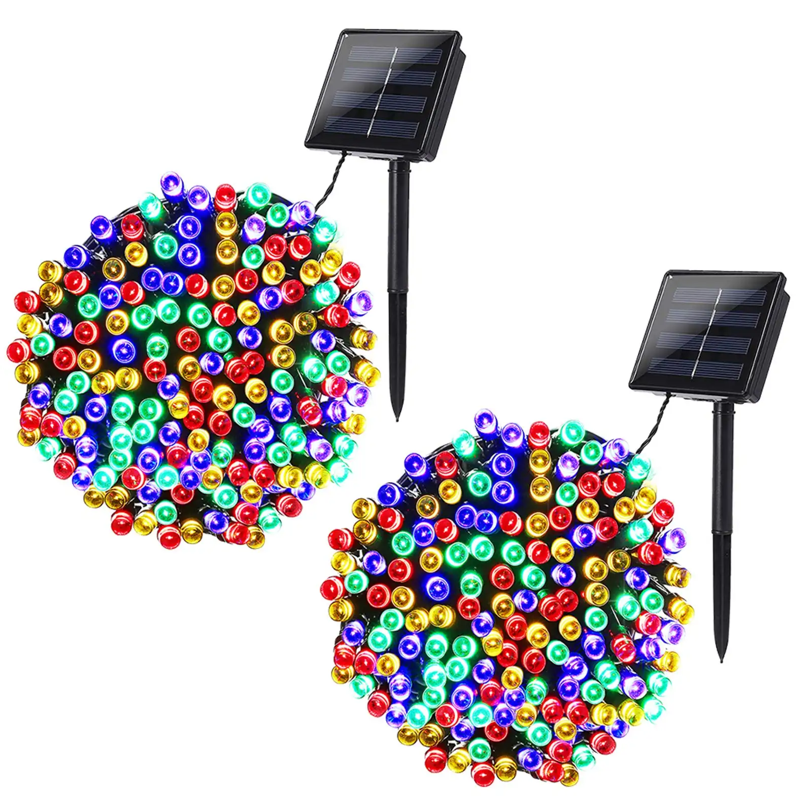 Hot sell waterproof IP65 Festival Holiday Lighting Solar powered Christmas outdoor Decorations multi color LED String Light