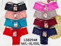Modèle à 0,47 $ LAS225 Taille M-2XL – Culottes string sexy taille basse pour femmes asiatiques, avec couleurs variées