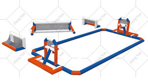 Jeu de terrain de basket-ball d'eau gonflable de jeu de sport aquatique flottant sur le <span class=keywords><strong>parc</strong></span> de plage de mer - Product Image 6