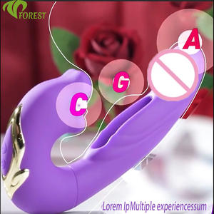 Damen G-Punkt Klitoris-Masturbator 3-in-1 Lippen-Einführung 100% Wasserdicht Multi-Frequenz-Vibration Orgasmus Rosen-<span class=keywords><strong>Vibrator</strong></span> - Product Image 3