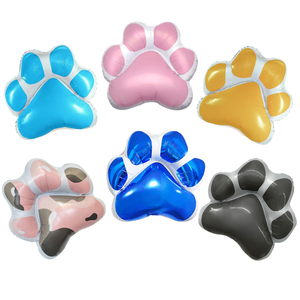 Balon Foil Cakar Anjing  Balon Foil Globos Lets Pawty untuk Perlengkapan Pesta Ulang Tahun Hewan Peliharaan Anjing - Product Image 2
